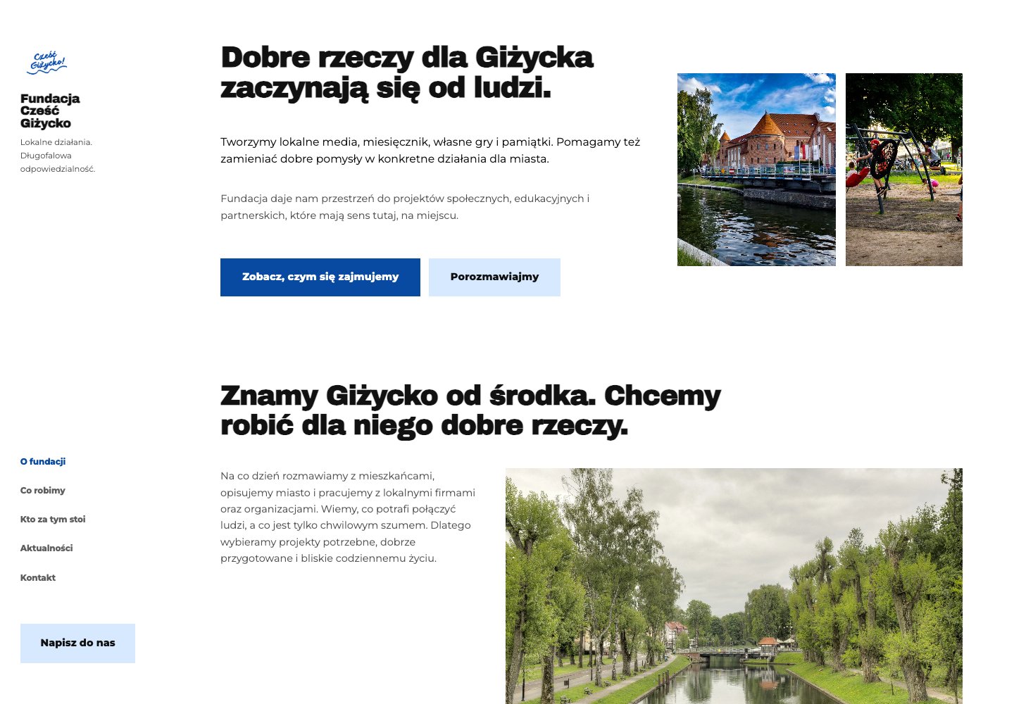Podgląd strony Fundacja Cześć Giżycko