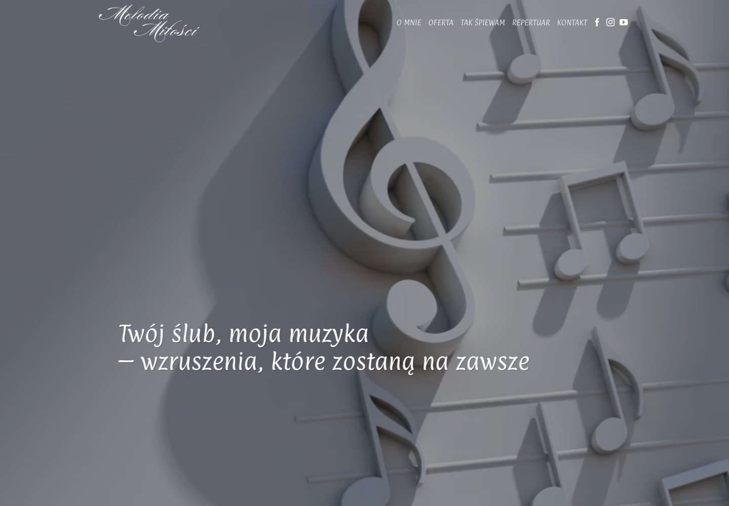 Podgląd strony Melodia Miłości